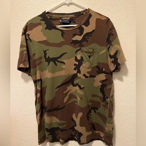 Men’s Polo Camo T Shirt